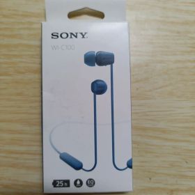 SONY wi c100 ワイヤレスイヤホン ブルー