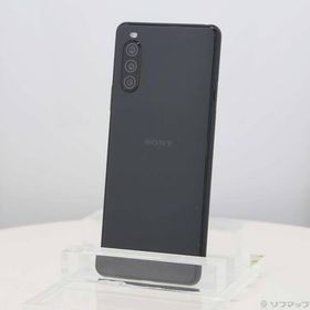 〔中古〕SONY(ソニー) Xperia 10 II 64GB ブラック SOV43 auロック解除SIMフリー〔276-ud〕