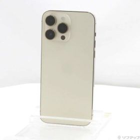 【中古】Apple(アップル) iPhone14 Pro Max 128GB ゴールド MQ983J／A SIMフリー 【251-ud】