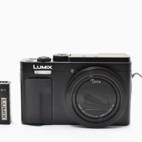■ ほぼ新品 ■ パナソニック Panasonic LUMIX DC-TZ95D ブラック 《動作確認済・バッテリー付》 コンパクト デジタル カメラ #A1082