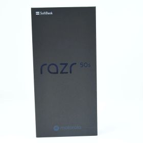 【液晶美品】SIMフリー Softbank motorola razr 50s 256GB サンドクリーム