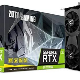 【中古】 ZOTAC GAMING GeForce RTX 2070 スーパーツインファン 8GB GDDR6 256-bit 14Gbps ゲーミンググラフィックカード Ice Storm 2.0 スペクトラライティング ZT-T20710F-10P