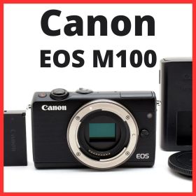 C27[7527B]39★極美品★ キヤノン Canon EOS M100 ボディ ブラック