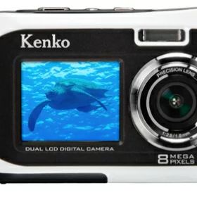 【中古】 Kenko デュアルモニターデジタルカメラ DSC880DW IPX8相当防水 DSC880DW