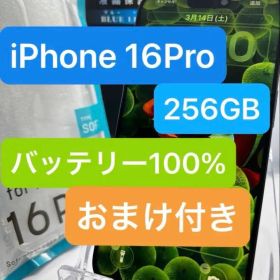 極美品 iPhone 16 Pro 256GB バッテリー100%