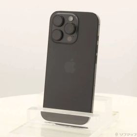 ソフマップ 〔中古品〕 iPhone16 Pro 128GB ブラックチタニウム MYMV3J／A SIMフリー【349】