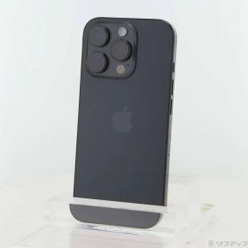 ソフマップ 〔中古品〕 iPhone16 Pro 256GB ブラックチタニウム MYN03J／A SIMフリー【344】