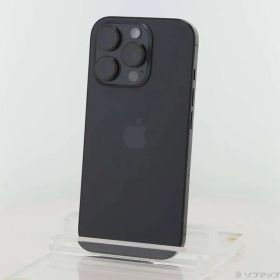 ソフマップ 〔中古品〕 iPhone16 Pro 256GB ブラックチタニウム MYN03J／A SIMフリー【352】