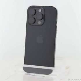 ソフマップ 〔中古品〕 iPhone16 Pro 256GB ブラックチタニウム MYN03J／A SIMフリー【196】