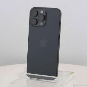 ソフマップ 〔中古品〕 iPhone16 Pro Max 512GB ブラックチタニウム MYWL3J／A SIMフリー【269】