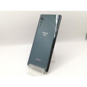 【中古】LG電子 docomo 【SIMロック解除済み】 LG VELVET（LG Dual Screenなし） オーロラ グレー 6GB 128GB L-52A【戸塚】保証期間１ヶ月【ランクC】