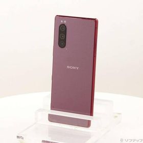〔中古〕SONY(ソニー) Xperia 5 64GB レッド 901SO SoftBank〔295-ud〕