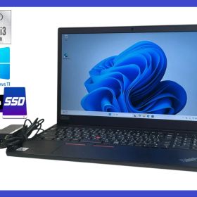 ★Lenovo ThinkPad E15 高性能CPU i3-10110U(第10世代)SSD256GB NVme/メモリ8GB/解像度 1920×1080/グラフィックIntel UHD/無線LAN/15日間返品保証