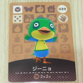 即決 新品未使用 amiiboカード 第1弾 039 ジーニョ 同梱可 アミーボカード amiibo あつまれどうぶつの森 とびだせ どうぶつの森
