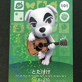 送料無料♪アミーボカード とたけけ K.K.101 どうぶつの森 amiibo