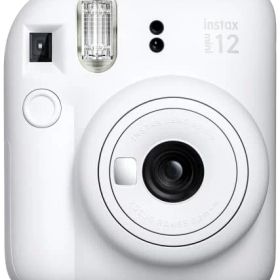色：ホワイト 富士フイルム(FUJIFILM) チェキ インスタントカメラ instax mini 12 クレイホワイト INS MINI 12 WHITE