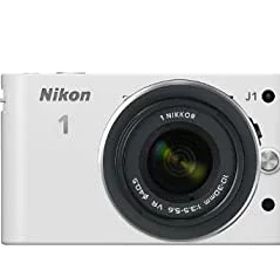 【中古】Nikon ミラーレス一眼カメラ Nikon 1 (ニコンワン) J1 (ジェイワン) 標準ズームレンズキット ホワイトN1 J1HLK WH