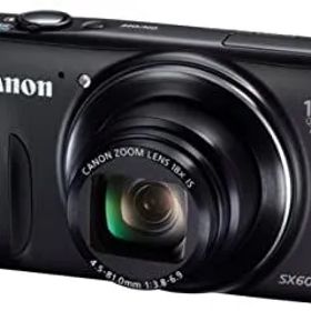 【中古】「非常に良い」Canon デジタルカメラ Power Shot SX600 HS ブラック 光学18倍ズーム PSSX600HS(BK)