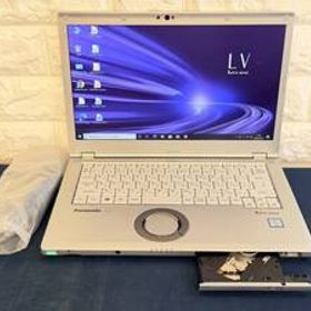【★14.0型 DVDモデル 使用浅 良質・超美品】 Panasonic Let's note CF-LV8RDAVS/Core i5 8365U/8GBメモリ＋Nvme256GB・SSD/DVD