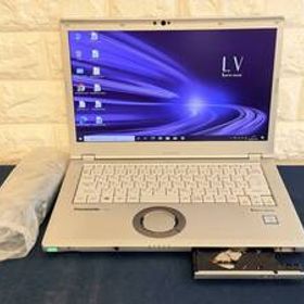 【★14.0型 DVDモデル 良質・超美品】 Panasonic Let's note CF-LV8RDAVS/Core i5 8365U/8GBメモリ＋Nvme256GB・SSD/DVD
