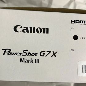 キャノンCanon PowerShot G7 X Mark III ブラック