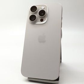 Apple iPhone15 Pro 128GB ナチュラルチタニウム A3101 MTU93J/A バッテリ79% ■SIMフリー★Joshin9073【1円開始・送料無料】
