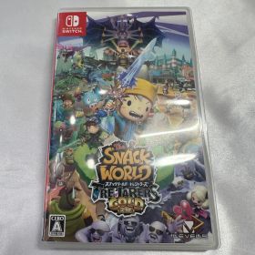【ケース付】スナックワールド トレジャラーズ ゴールド Switch 動作OK