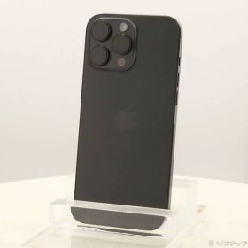 ソフマップ 〔中古品〕 iPhone16 Pro Max 512GB ブラックチタニウム MYWL3J／A SIMフリー【276】