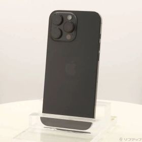 ソフマップ 〔中古品〕 iPhone16 Pro Max 1TB ブラックチタニウム MYWQ3J／A SIMフリー【262】