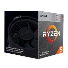 AMD Ryzen 5 3400G プロセッサ 統合 Radeon RX Vega 11 グラフィックス 4コア / 8スレッド 65W TDP ソケット AM4 L2+L3 キャッシュ 6MB 最大4.2GHz ブーストクロック レイス ステルス クー222