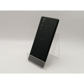 【中古】SONY au 【SIMロック解除済み】 Xperia 5 SOV41 ブラック【千葉】保証期間１ヶ月【ランクB】