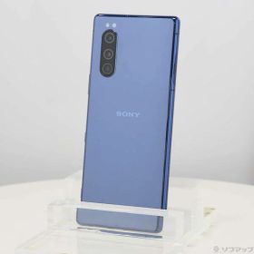 【中古】SONY(ソニー) Xperia 5 64GB ブルー SOV41 auロック解除SIMフリー 【349-ud】