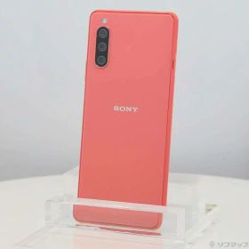 【中古】SONY(ソニー) Xperia 10 III 128GB ピンク SOG04 auロック解除SIMフリー 【276-ud】