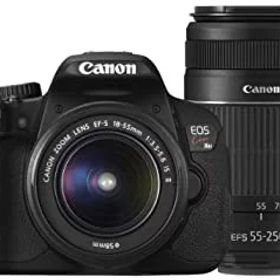 【中古】(非常に良い)Canon デジタル一眼レフカメラ EOS Kiss X6i ダブルズームキット EF-S18-55mm/EF-S55-250mm付属 KISSX6i-WKIT