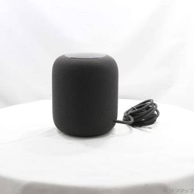 【中古】Apple(アップル) HomePod 第1世代 MQHW2J／A スペースグレイ 【377-ud】