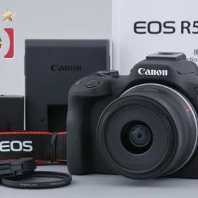 【中古】Canon キヤノン EOS R50 RF-S 18-45 IS STM レンズキット ブラック シャッター回数僅少