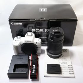 Canon EOS R50 RF-S 55-210mm 5-7.1 IS STM ホワイト ミラーレス 一眼 デジタルカメラ デジイチ
