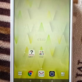 【美品】ドコモdtab d-01J Androidタブレット シルバー付属品付き
