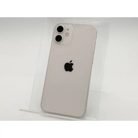 【中古】Apple SoftBank 【SIMロック解除済み】 iPhone 12 mini 64GB ホワイト MGA63J/A【大阪本店】保証期間1ヶ月【ランクC】