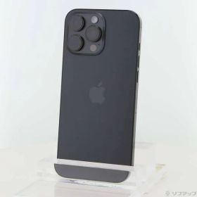 ソフマップ 〔中古品〕 iPhone16 Pro Max 1TB ブラックチタニウム MYWQ3J／A SIMフリー【344】