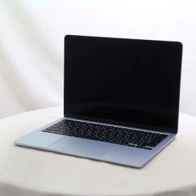 【中古】Apple(アップル) MacBook Air 13.6-inch Early-2025 MC6T4J／A Apple M4 10コアCPU_8コアGPU 16GB SSD256GB スカイブルー 〔15.7 Sequoia〕 【348-ud】