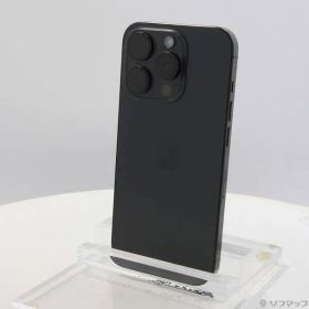 ソフマップ 〔中古品〕 iPhone15 Pro 128GB ブラックチタニウム MTU73J／A SIMフリー【295】