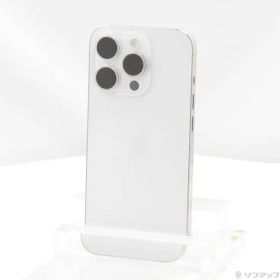 ソフマップ 〔中古品〕 iPhone15 Pro 128GB ホワイトチタニウム MTU83J／A SIMフリー【196】