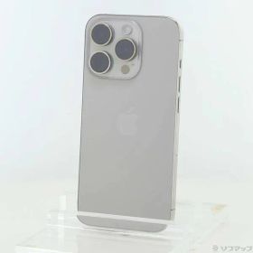 ソフマップ 〔中古品〕 iPhone15 Pro 128GB ナチュラルチタニウム MTU93J／A SIMフリー【352】