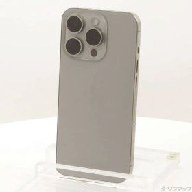 ソフマップ 〔中古品〕 iPhone15 Pro 128GB ナチュラルチタニウム MTU93J／A SIMフリー【276】