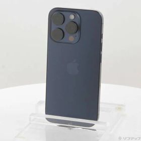 ソフマップ 〔中古品〕 iPhone15 Pro 128GB ブルーチタニウム MTUA3J／A SIMフリー【349】