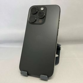 au 【SIMロックなし】MTUC3J/A iPhone 15 Pro 256GB ブラックチタニウム au