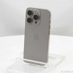 ソフマップ 〔中古品〕 iPhone15 Pro 128GB ナチュラルチタニウム MTU93J／A SIMフリー【344】