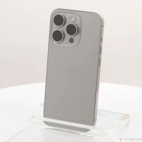 ソフマップ 〔中古品〕 iPhone15 Pro 128GB ナチュラルチタニウム MTU93J／A SIMフリー【295】