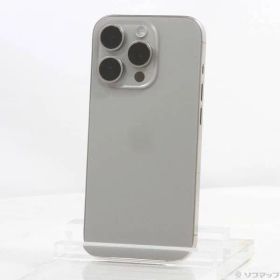 ソフマップ 〔中古品〕 iPhone15 Pro 128GB ナチュラルチタニウム MTU93J／A SIMフリー【269】